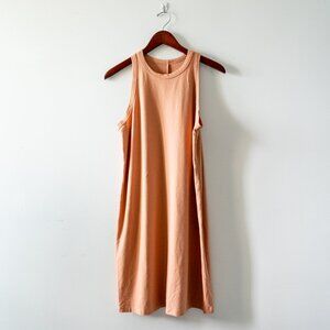 a new day - Peach Tank Dress